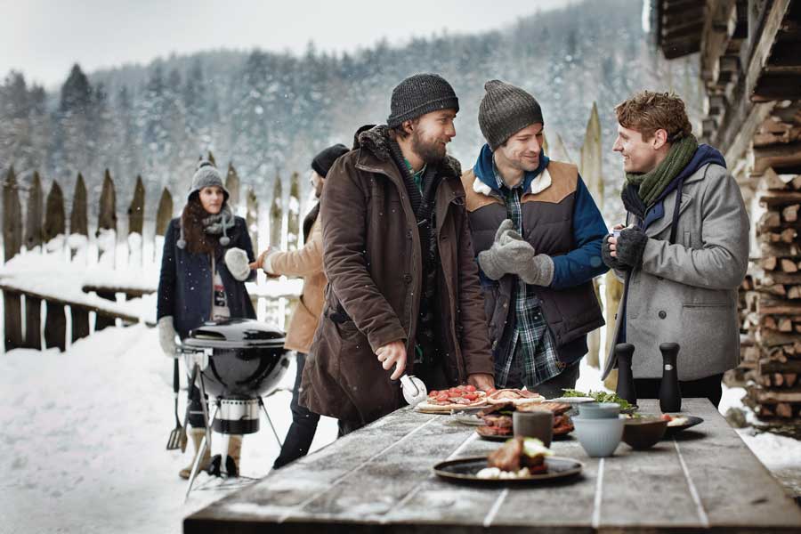 Foto: Weber Wintergrill Rezept Schinken Weber Stephen Winter