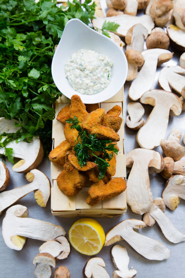 Rezept für gebackene Steinpilze