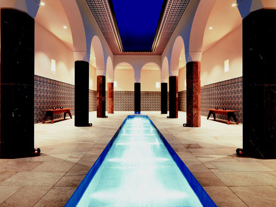Foto: Therme Geinberg Hotelbeleuchtung von Molto Luce Therme Geinberg 5 Spa Villas 5 Hamam