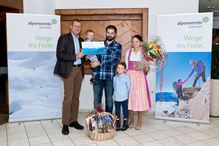 Bild: Alpenverein/Freudenthaler Mitgliederzuwachs für Alpenverein