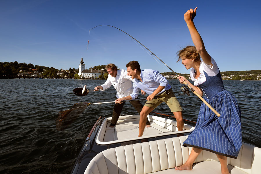 Foto: Salzkammergut Fischrestaurants/Fischbacher Genuss Salzkammergut für Fischegeborene