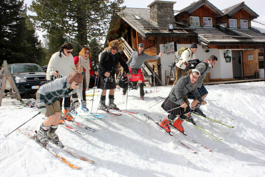 Foto: Turracher Höhe/Schusser Resümee Kilt-Skitag Turracher Höhe