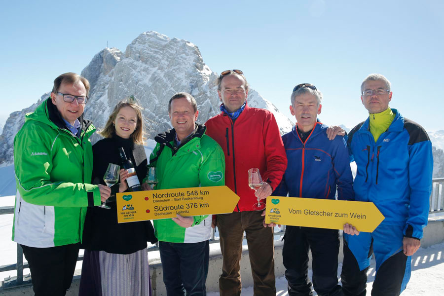 Foto: Steiermark Tourismus/Herbert Raffalt Neue Wanderroute in der Steiermark Vom Gletscher zum Wein