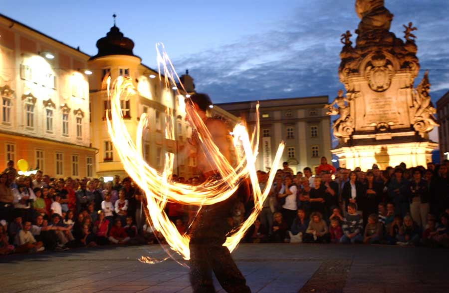 Straßenkunstfestival in Linz