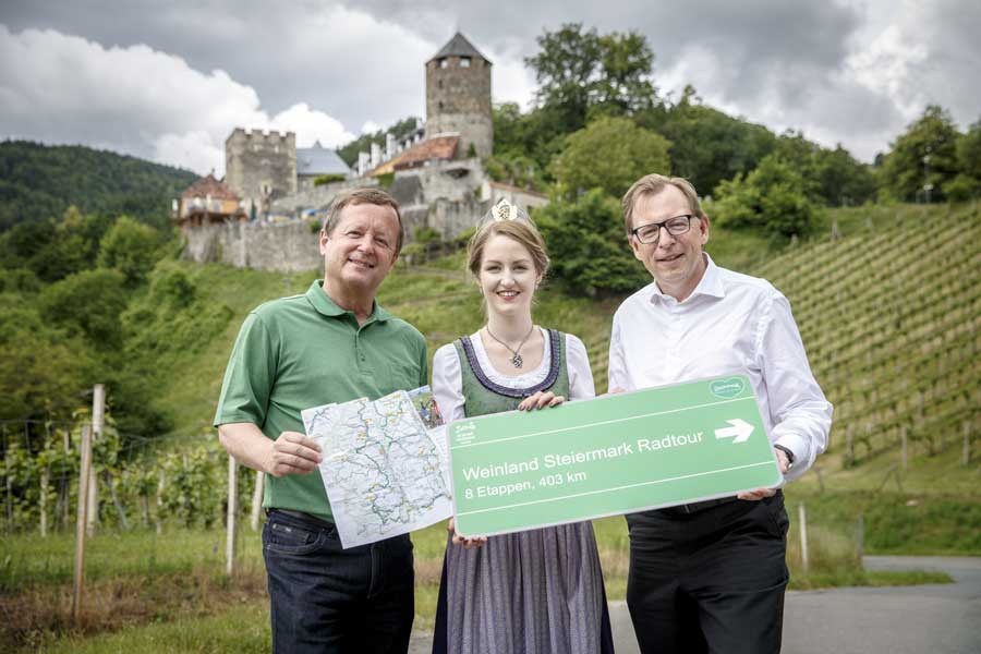 Weinland Steiermark Radtour eröffnet