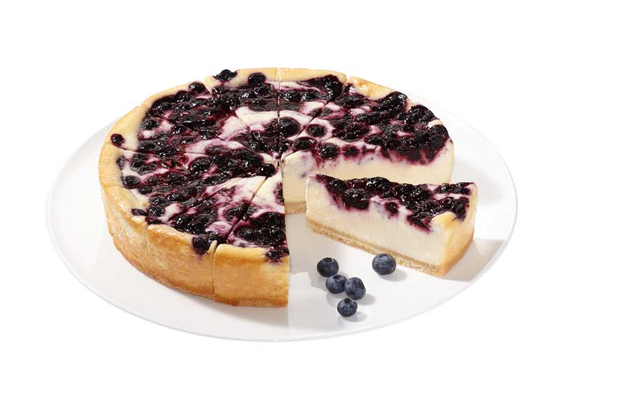Sommerliche Desserts frisch und fruchtig Blueberry Cheesecake