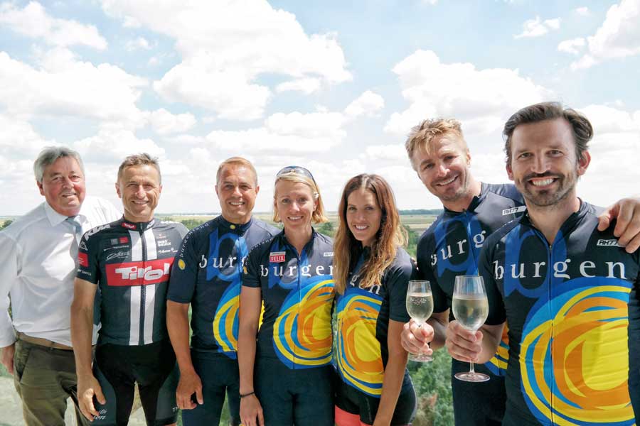 Tiroler Cycling-Team besuchte Burgenland