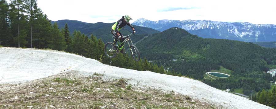 Neue Downhill-Strecke Bikepark Semmering Fast & Tricky neue Strecke 2016