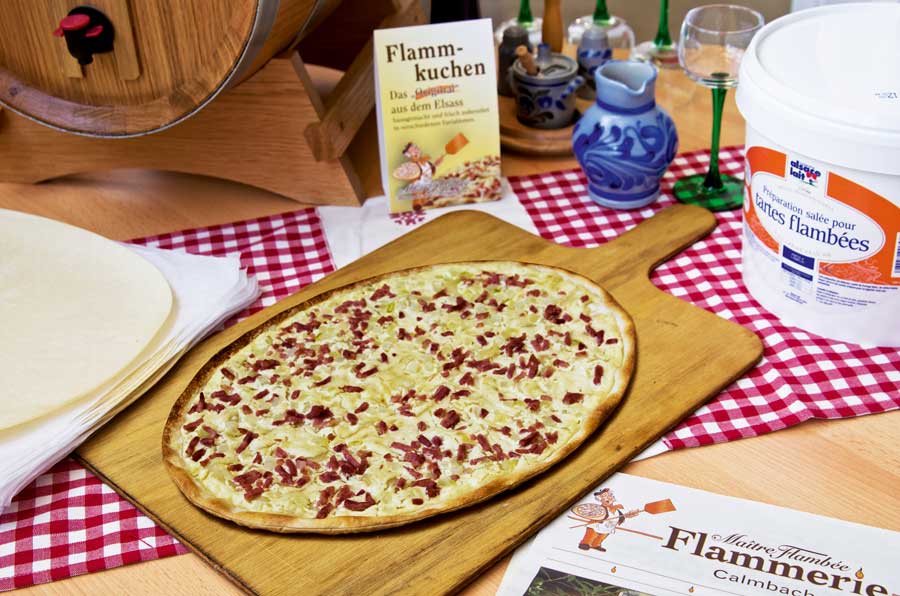 Original Elsässer Flammkuchen für die Gastronomie