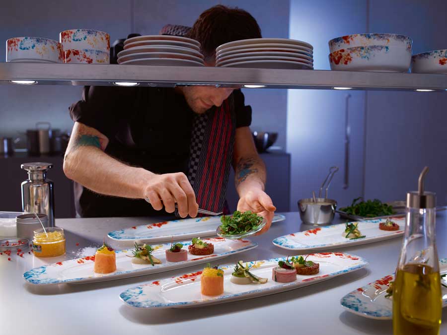 Farbenfrohes Geschirr für die Gastronomie Genesis by Affinity