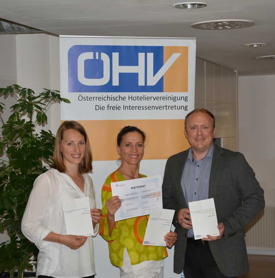 Foto: ÖHV ISO-Zertifikat für ÖHV-Weiterbildung