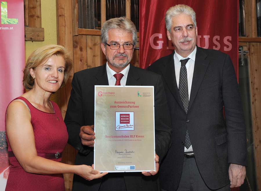 Auszeichnung für HLF Krems Genuss Partner