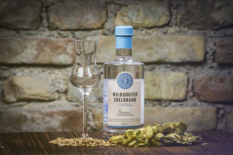 Foto: Neumayr Wildshuter Edelbrand Bierbrand von Stiegl