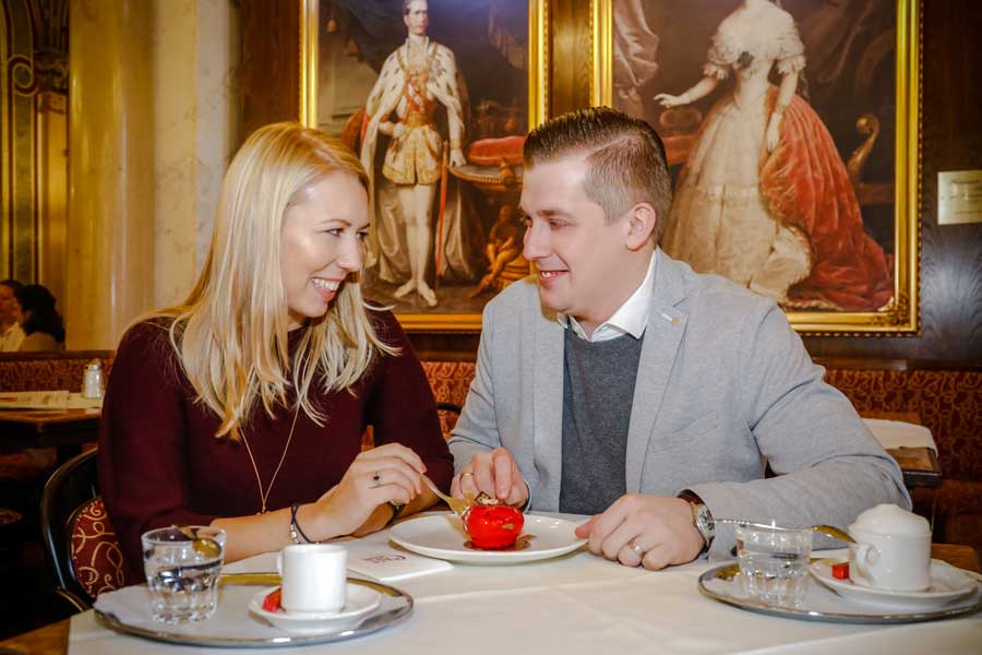 Valentinstag im Kaffeehaus Café Central