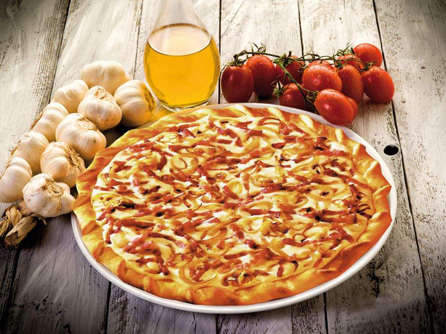 Flammkuchen Pizza Vinschgerl Gastronomie Snacks