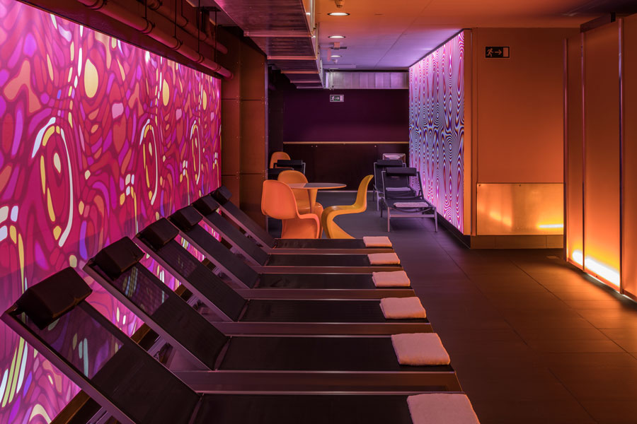 Foto: Walter Luttenberger Sauna mit Disco-Feeling franz Ferdinand Nassfeld