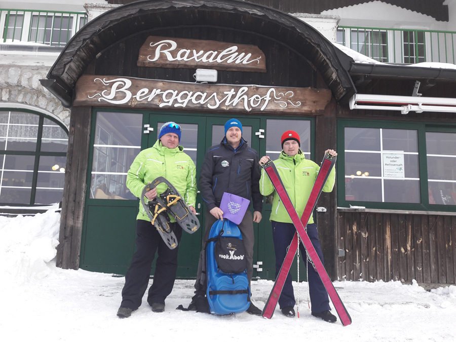 Trendsportart Schneeschuhwandern auf der Raxalpe