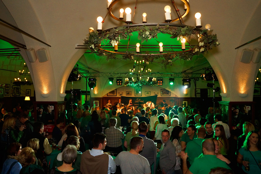 Irish Party am St Patricks Day Salzburg Stiegl Brauwelt