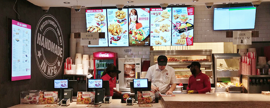 Foto: TiPOS Digitale Werbedisplays für die Gastronomie TiPOS