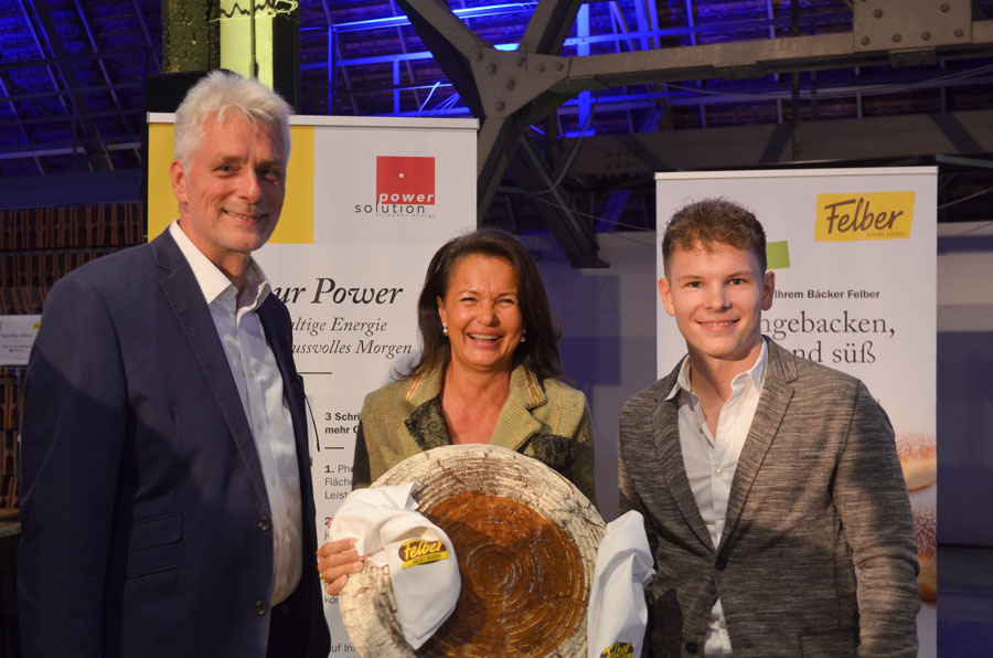 Roland Kuras (power solution), Doris Felber (felber) und Wolfgang Deutschmann (Lion Rocket)