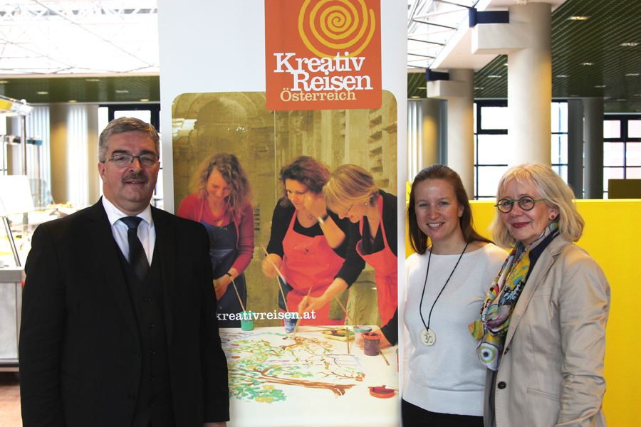 Foto: Kreativ Reisen Österreich Urlaubsideen für Kreative mit Kunst Handwerk Kulinarik
