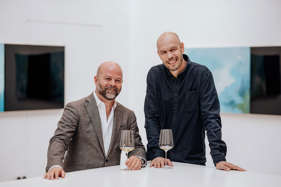 Niklas Stadler Mit dem Namen „trinkreif“ eröffneten die beiden IT-Spezialisten Clemens Riedl und Markus Inzinger 2015 einen Premium-Weinhandel.