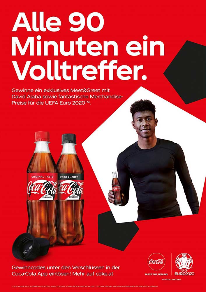 Coca-Cola UEFA EURO 2020 Coca-Cola intensiviert seine Marketing-Aktivitäten rund um die UEFA EURO 2020.