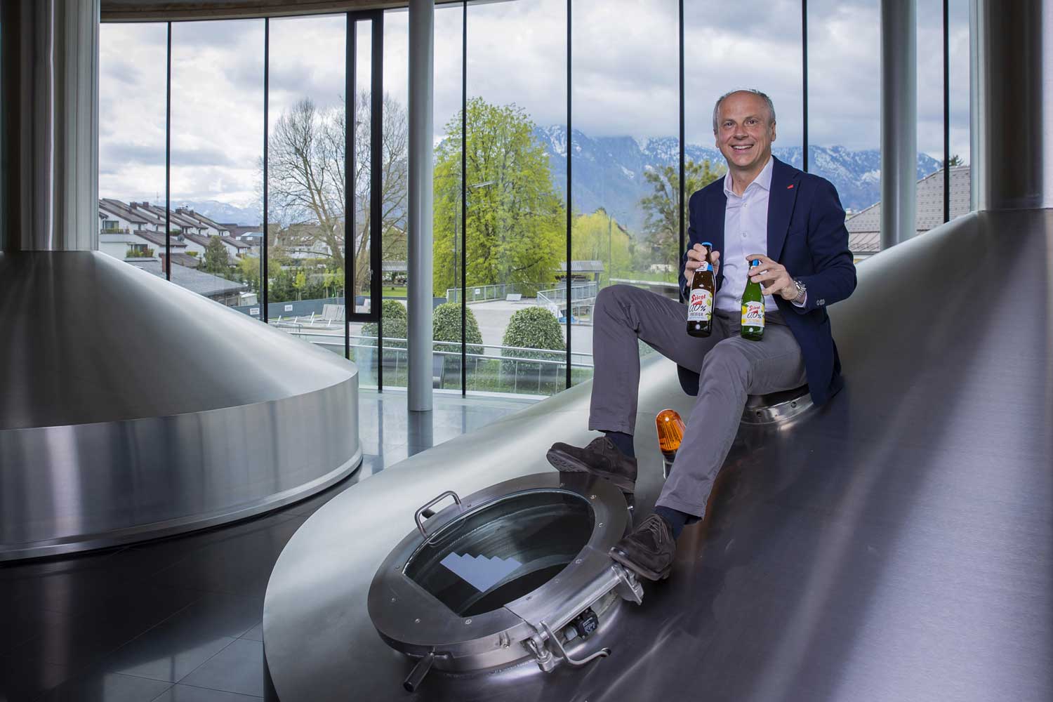 © Neumayr/Leopold Stiegl nimmt „alkoholfrei“ wörtlich Das Credo von Stiegl-Chefbraumeister Christian Pöpperl bei den beiden Neuzugängen: „Alles muss raus“.