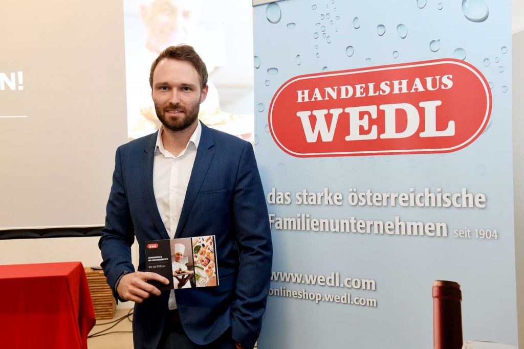 Convenience ist auf dem Vormarsch Lorenz Wedl, Sprecher und Teil der Geschäftsführung des Handelshaus Wedl, bei der Präsentation des neuen Wedl Food Reports.