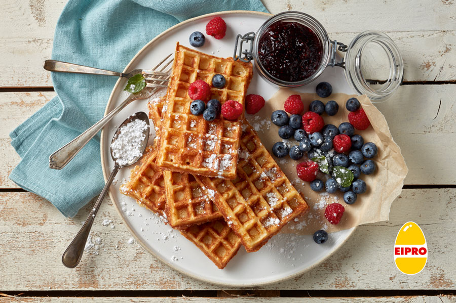 Tag des Waffeleisens Waffel idealer Snack