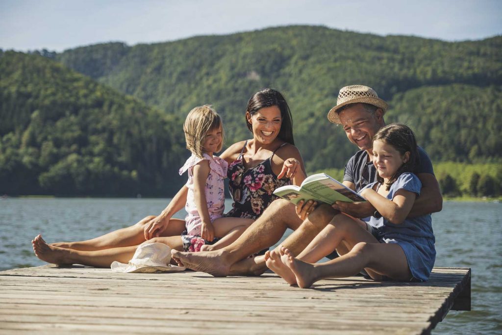 Miteinand‘ geht’s besser! Steiermark Tourismus setzt in ihrer Werbebotschaft ganz stark auf Familien.