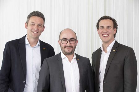 Peter Krug, Franz Sinnesberger und Alexander Kiennast (v. l.) sind stolz auf die Eigenmarken.