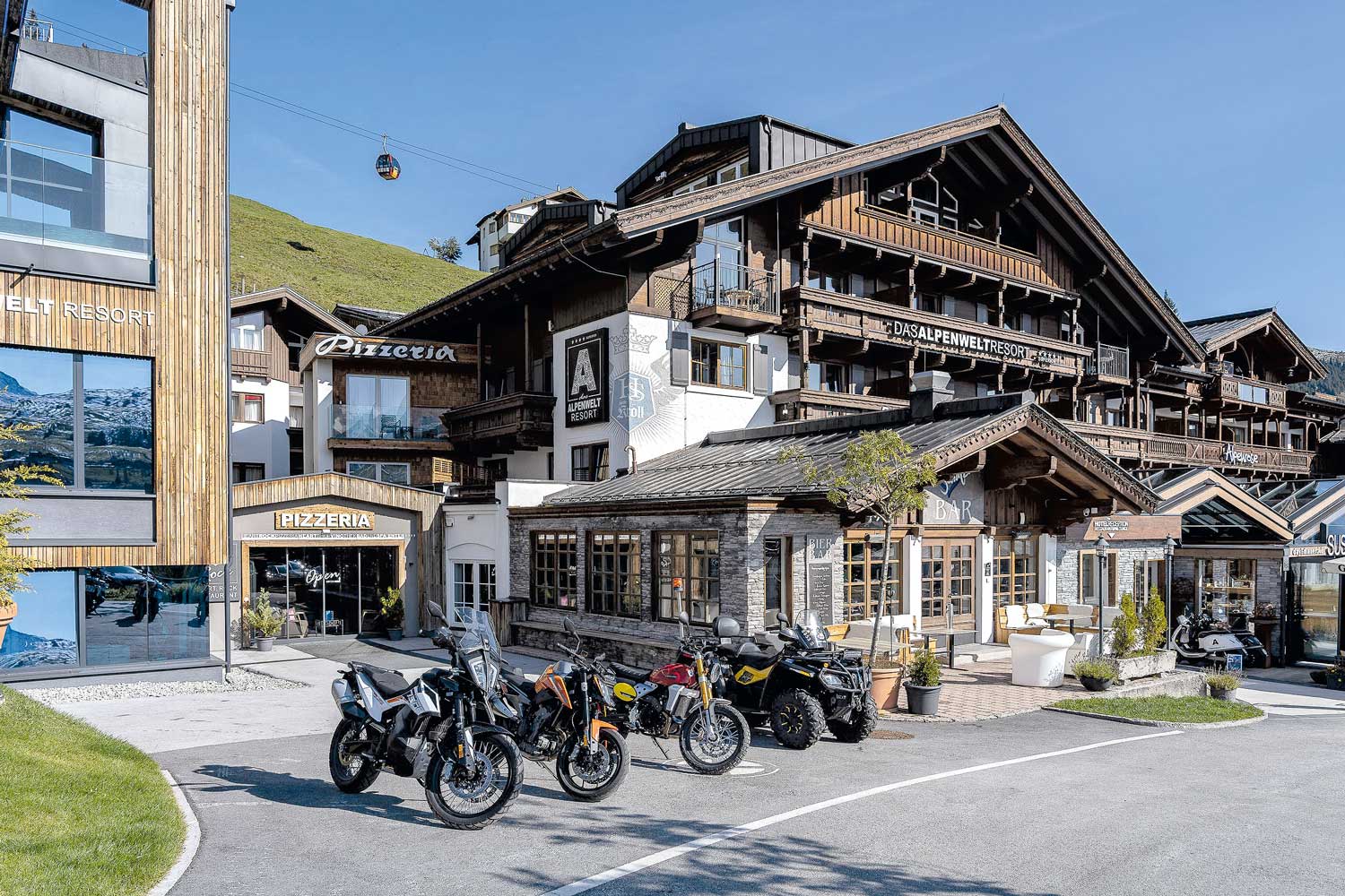 Im Hotel My Alpenwelt wird alles verliehen, was Räder hat. Foto: my alpenwelt