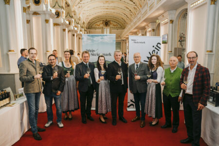 Steiermark beste Riedenweine Steirische Riedenweinpräsentation in der Alten Universität Graz.