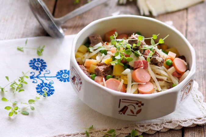 Herbstlicher Eintopf mit Kraut - Vorspeisen & Suppen Rezepte - bauerneintopf6