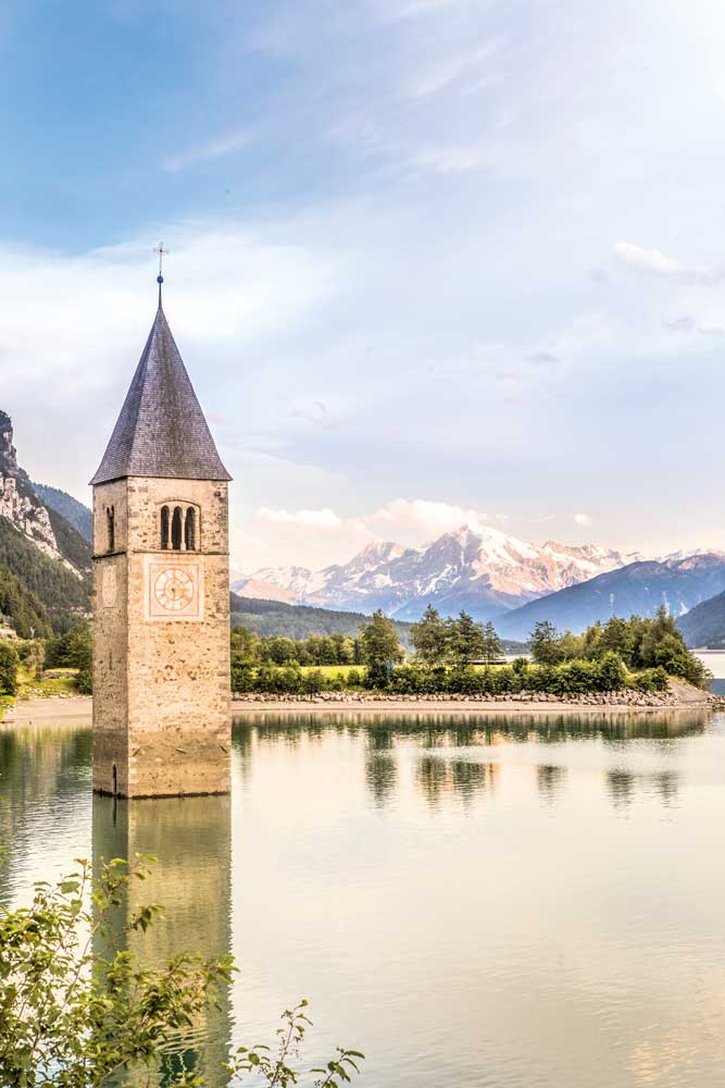 Im Jahre 1950 mussten ein ganzes Dorf dem Stausee weichen. Foto: IDM Südtirol-Alto AdigeMarion Lafo