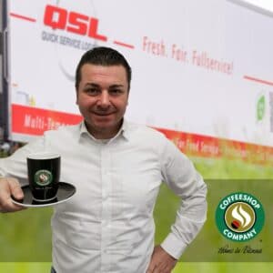 Walter Gruber, Country Manager von QSL Österreich, freut sich mit Coffeeshop Company weiter zu wachsen.
