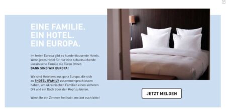 Hotelzimmer für Flüchtlinge