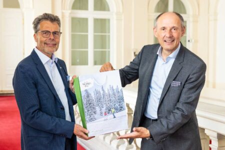 ÖHV-Präsident Walter Veit (l.) und Leo Bauernberger, Geschäftsführer der SalzburgerLand Tourismus Gesellschaft, freuen sich schon auf den nächstjährigen Kongress.