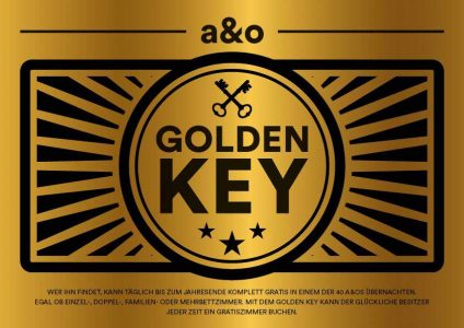 a&o versteckt „Golden Keys“ unter der Matratze - Hotellerie/Tourismus - OBS 20210611 OBS0018 als Smartobjekt 1