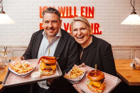 Trennen sich für neue Projekte von ihren Vorreiter-Burger-Lokalen: Gabriele & Robert Huth