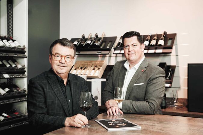Wollen auch im B2B-Segment Fuß fassen: Willi Klinger (l., Geschäftsführer Wein & Co) und Werner Greigeritsch (Leitung Vertrieb B2B Wein & Pro).