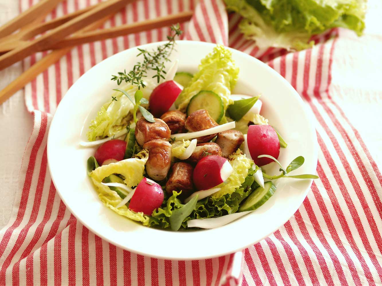 Bratwurstsalat Rezept