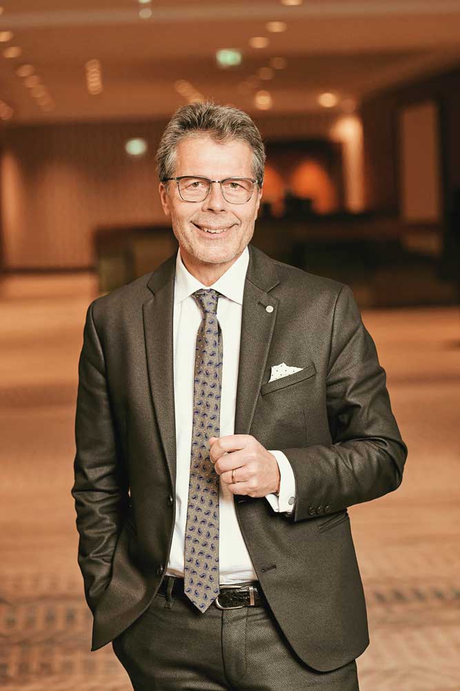Musterschüler im Energieverbrauch ÖHV-Präsident Walter Veit. Foto: Bernhard Raab