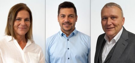 Bettina Miller, Christian Kaiser und Thomas Groiss (v. l.) sind die neuen Gesichter in der Führungsetage von Wedl.