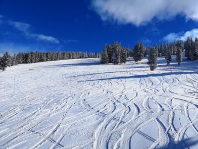 Wer in Vail/Colorado seine Spuren in den Schnee ziehen möchte, der sollte bei Liftkartenpreisen von umgerechnet knapp 250/€Tag gut bei Kasse sein... 