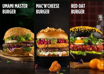 © Salomon FoodWorld® Salomon folgt mit drei neuen Kreationen dem noch immer anhaltenden Burger-Trend.