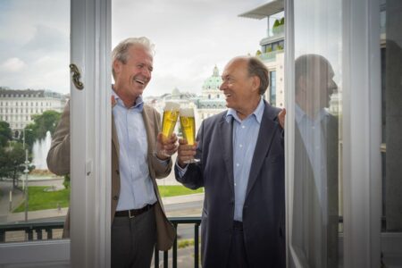 Karl Schwarz (l.) wird Nachfolger von Sigi Menz als Obmann des Brauereiverbandes.