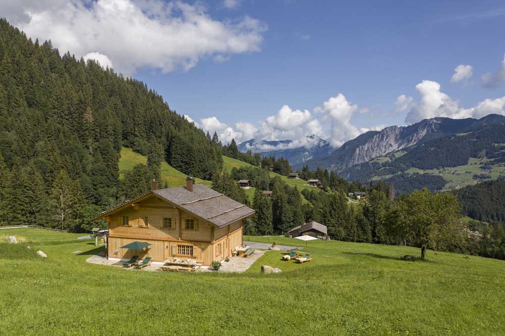 Einsam gelegen, aber komfortabel ausgestattet: Der Chaletgedanke lebt vom Individualismus.