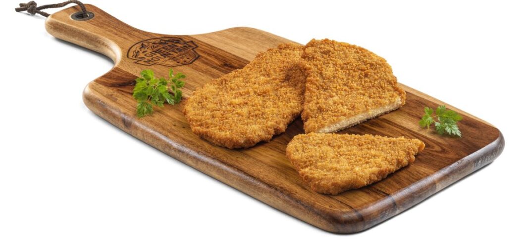 „Null Ufwand, ächt Schnitzel“ soll das neue Produkt laut Hersteller The Green Mountain bieten.